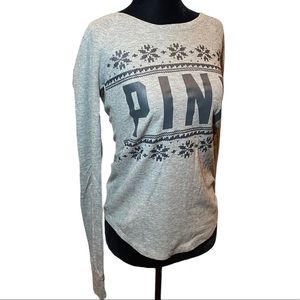 3/$20 Victoria’s Secret PINK Pajama Long-Sleeve Shirt